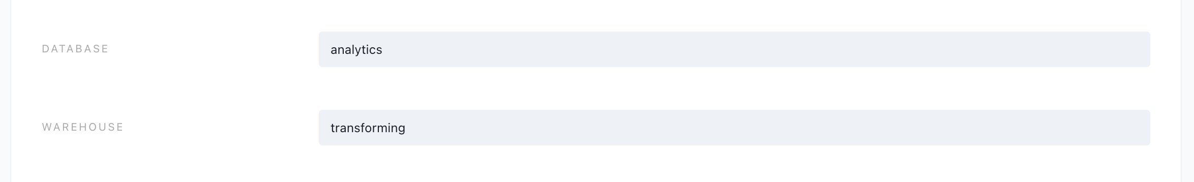 dbt - Update Database and Warehouse